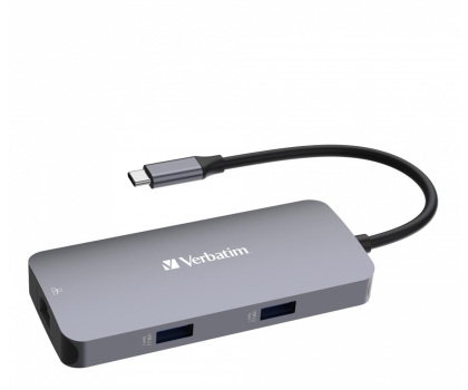 Akcesoria VERBATIM USB-C - 2x USB 3.0, USB-C PD, HDMI, RJ45